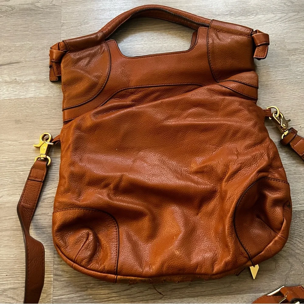 Foley + Corinna Buttery Soft Leather and Suede Shoulder Bag
